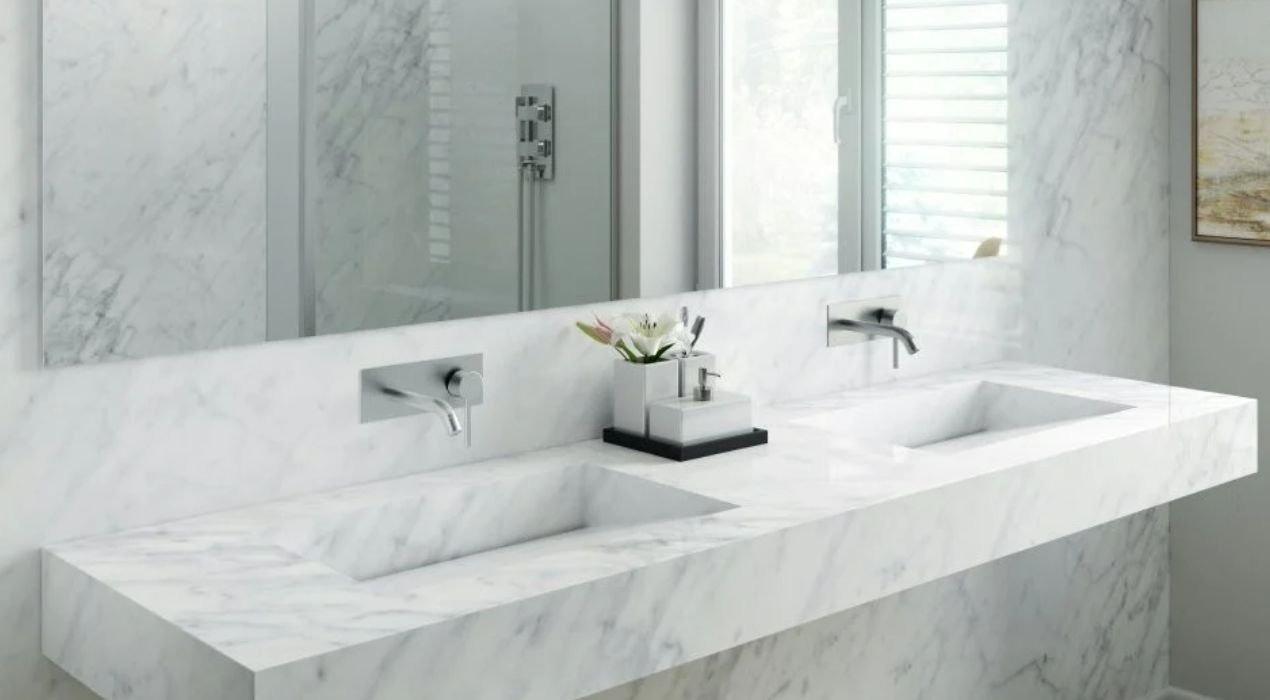 اشكال مغاسل رخام حديثة