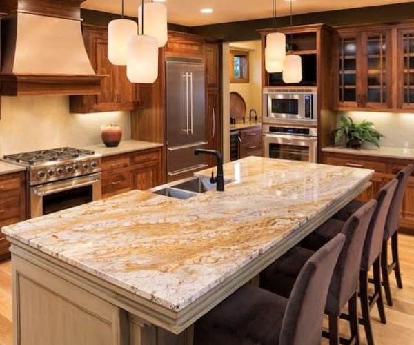 7 أنواع رخام مطابخ