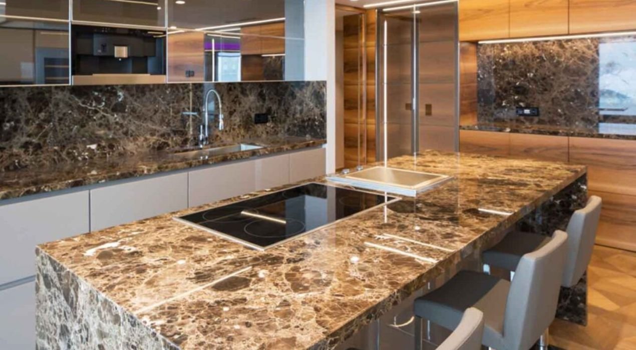 انواع الرخام للمطابخ