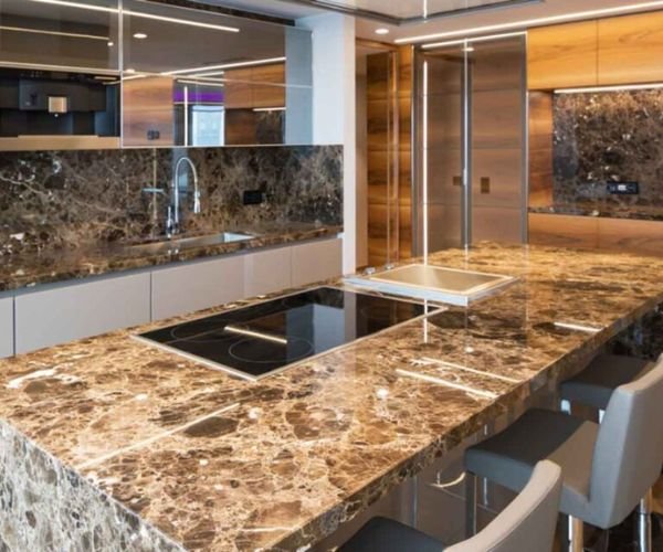 الوان الرخام الصناعي للمطابخ