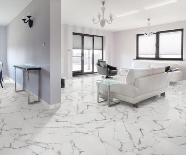 رخام ابيض ورمادي