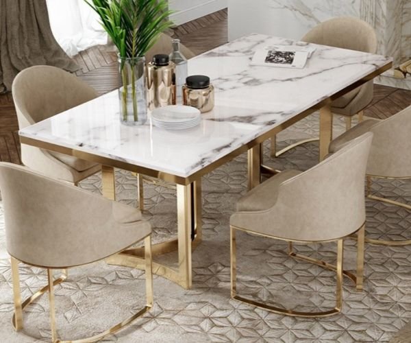  طاولات طعام رخام