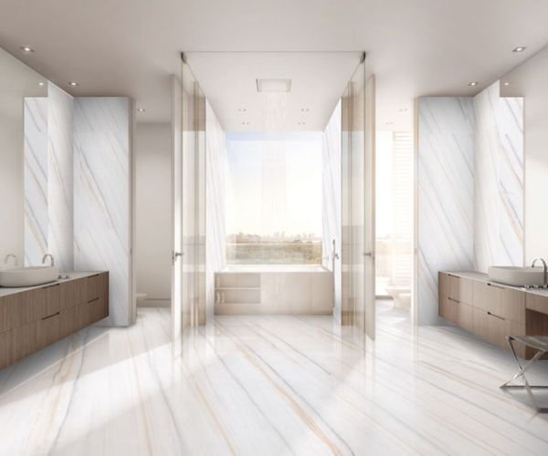 رخام ابيض ورمادي