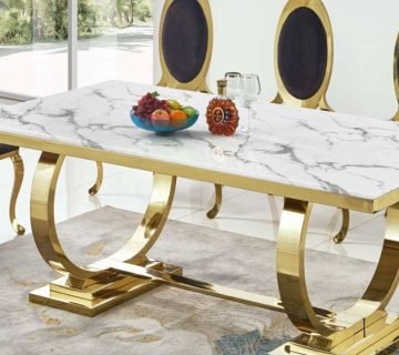 طاولات رخام ذهبي